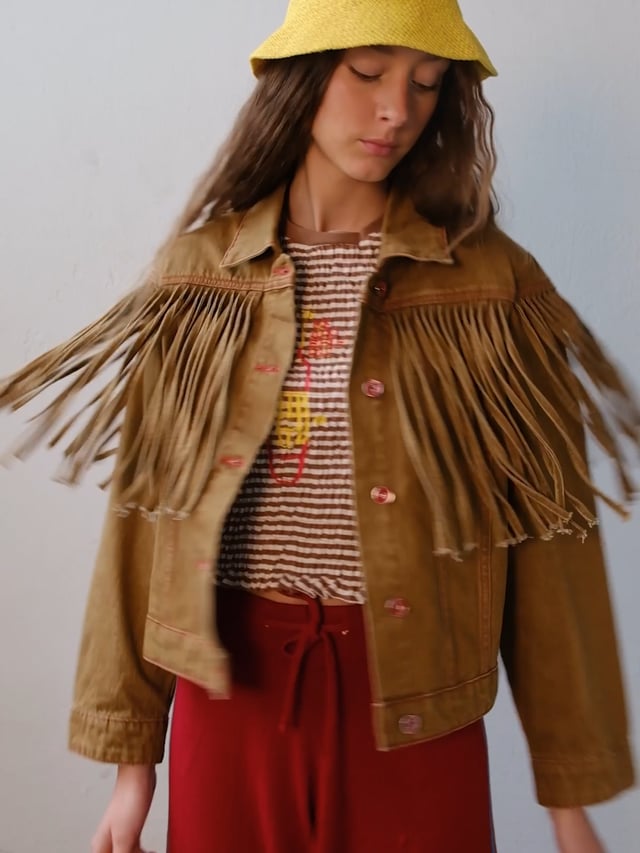 campera fringa - MUTMA