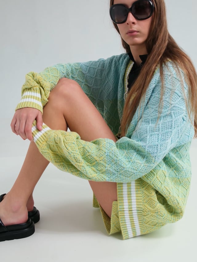 cardigan granito - MUTMA