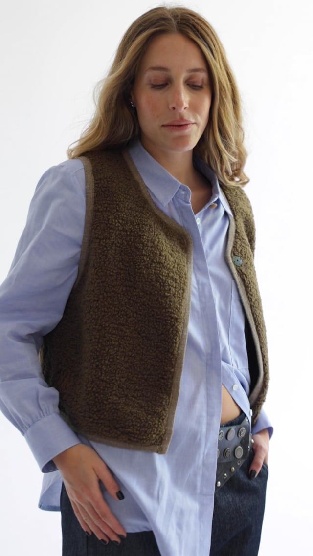 Chaleco Ted - By-Florencia